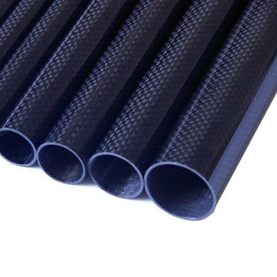 An 3K Roll-wrapped Carbon Fibre Tube (Hollow) 30mm(OD) x 28mm(ID) x 1000mm(L)
