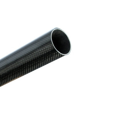 An 3K Roll-wrapped Carbon Fibre Tube (Hollow) 30mm(OD) x 28mm(ID) x 1000mm(L)