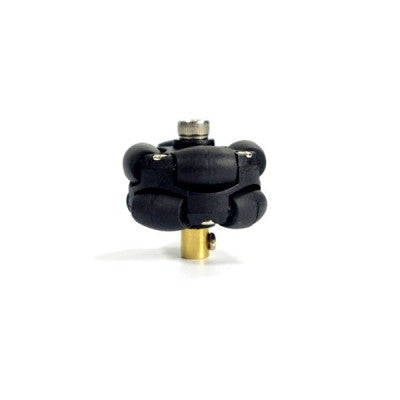 An 3mm Brass Hex Coupling For 38mm Plastic Omni Wheel