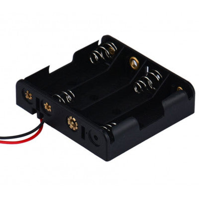 An 4xAA Battery Holder - Black - Good Quality