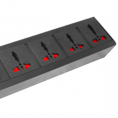 An MX 4 Outlet Universal Power Strip 3 Socket 5 Amp and 1 Socket 15 Amp 1.5 Meter (MX-1368)
