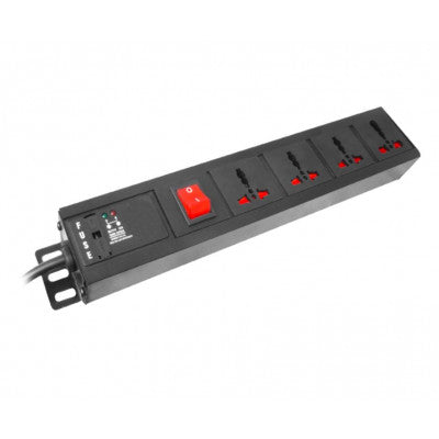 An MX 4 Outlet Universal Power Strip 3 Socket 5 Amp and 1 Socket 15 Amp 1.5 Meter (MX-1368)