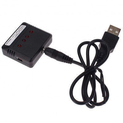 An 4 Port DC 5V 1S RC Lithium LiPo Battery Compact Balance Charger for RC Quadcopter