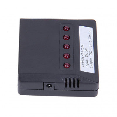 An 4 Port DC 5V 1S RC Lithium LiPo Battery Compact Balance Charger for RC Quadcopter