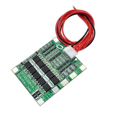 An 4 Series 30A 18650 Lithium Battery Protection Board 14.8V 16V with Cable