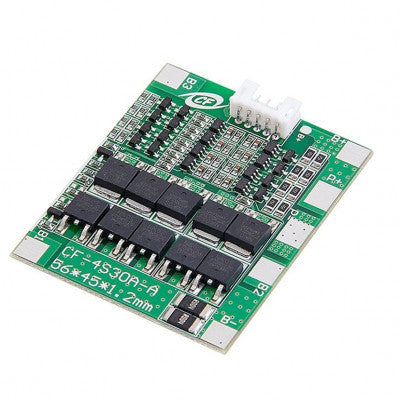An 4 Series 30A 18650 Lithium Battery Protection Board 14.8V 16V with Cable