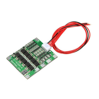 An 4 Series 30A 18650 Lithium Battery Protection Board 14.8V 16V with Cable