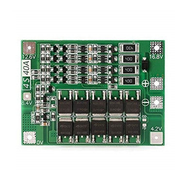 An 4 Series 40A 18650 Lithium Battery Protection Board 14.8V 16.8V with Balance for Drill Motor Lipo Cell Module