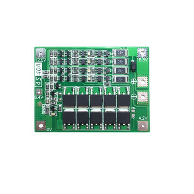 An 4 Series 40A 18650 Lithium Battery Protection Board 14.8V 16.8V with Balance for Drill Motor Lipo Cell Module