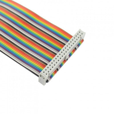An 40 Pin Colorful Rainbow GPIO Female to Female Cable 20CM for Raspberry Pi
