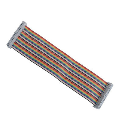 An 40 Pin Colorful Rainbow GPIO Female to Female Cable 20CM for Raspberry Pi