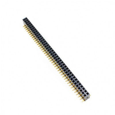 An 2x40 Female Header 2.54mm Pitch - Surface Mount Type (SMT) Connector