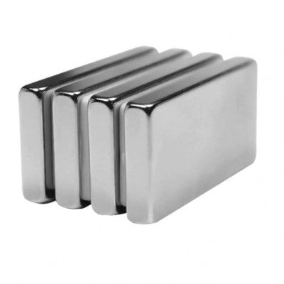 An 40mm x 20mm x 4mm (40x20x4 mm) Neodymium Block Magnet