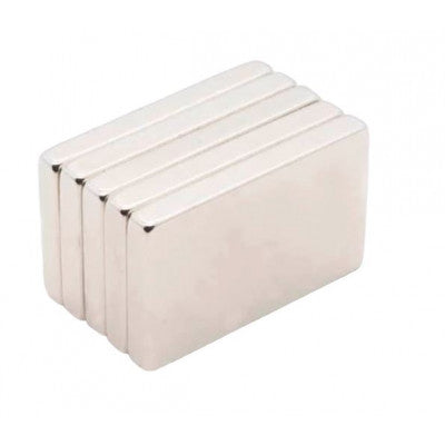 An 40mm x 25mm x 5mm (40x25x5 mm) Neodymium Block Magnet
