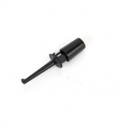 An Round Small Single Test Hook Clip Test Probe Black - 43mm