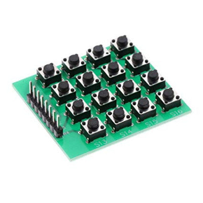 An 4x4 Matrix 16 Button Keypad Keyboard Module
