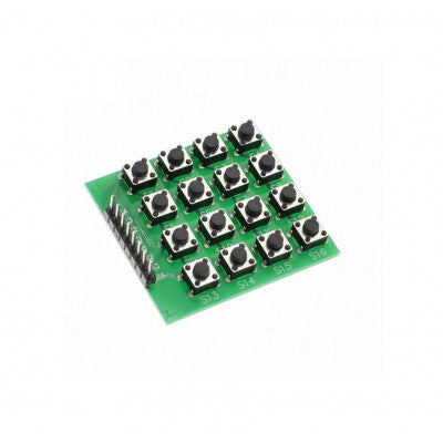 An 4x4 Matrix 16 Button Keypad Keyboard Module