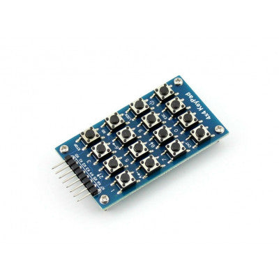 An 4x4 Matrix 16 Push Button Keypad Keyboard Module Blue