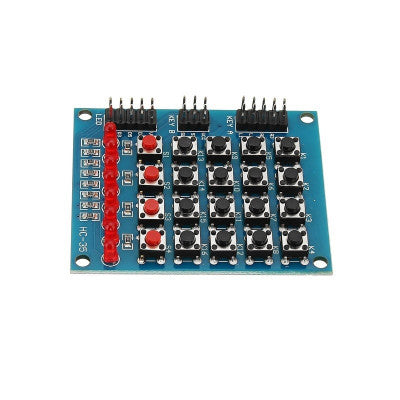 An 4×4 Push Button Switch 16 Keys 8LEDs Matrix Independent Keyboard Module for AVR ARM STM32