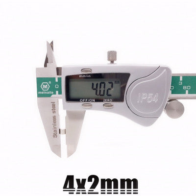 An 4mm x 2mm (4x2 mm) Neodymium Disc Strong Magnet