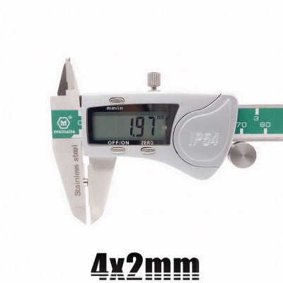 An 4mm x 2mm (4x2 mm) Neodymium Disc Strong Magnet