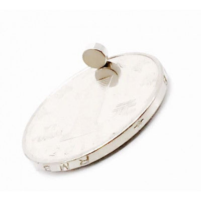 An 4mm x 2mm (4x2 mm) Neodymium Disc Strong Magnet