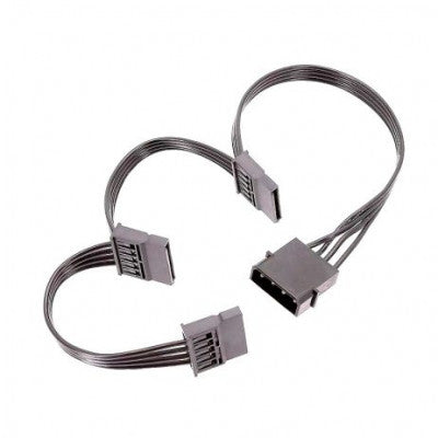 An 4PIN (Large) IDE 1 Input to 10 SATA Output Hard Disk Power Cord