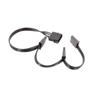 An 4PIN (Large) IDE 1 Input to 8 SATA Output Hard Disk Power Cord