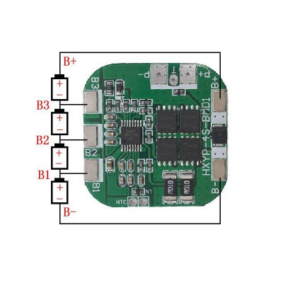 An 4S 20A 18650 Lithium Battery Protection Board