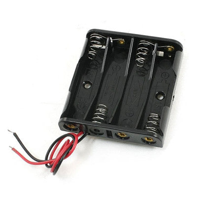 An 4xAAA Battery Holder - Black - Good Quality