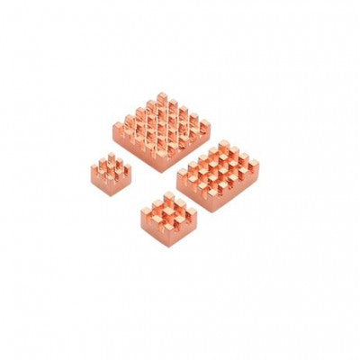 An 5 in 1 Pure Copper Heat Sink for Raspberry 4 Model B