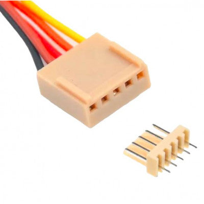 An 5 Pin JST XH Relimate Connector (RMC) Male-Female Pair With Wire/Cable