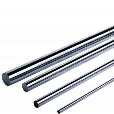An 500mm long Chrome Plated Smooth Rod Diameter 8mm