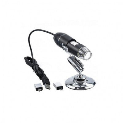 An 500X 3 in 1 USB Digital Microscope Camera Endoscope 8LED Magnifier with Stand 3-in-1 Type-c Electronic Magnifier Endoscope