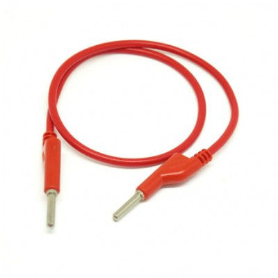 An 50cm Red Double 4mm Banana Cable 15A