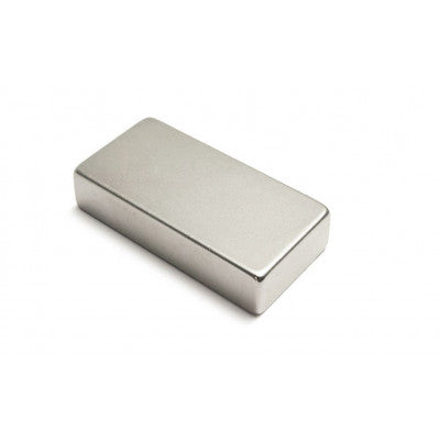 An 50mm x 25mm x 12.5mm (50x25x12.5 mm) Neodymium Block Magnet