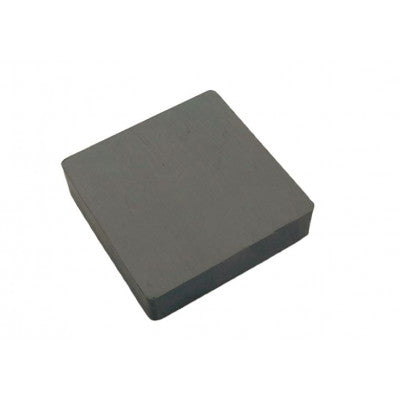 An 50mm x 50mm x 12.5mm (50x50x12.5 mm) Ferrite Block Magnet