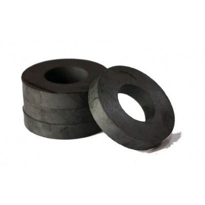 An 53mm x 24mm x 11mm (53x24x11 mm) Ferrite Ring Magnet
