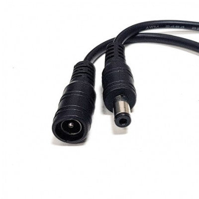 An 5mm DC Jack Male-Female Pair Connector with Wire