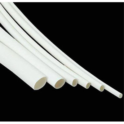 An 5mm Heat Shrink Sleeve Tube - White - 1 meter