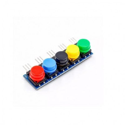 An Electronic Building Blocks Big Key Button Module - 5 Pieces/set