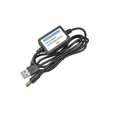 An 5V 1A USB Booster Cable DC 5.5 x 2.1MM - 12V