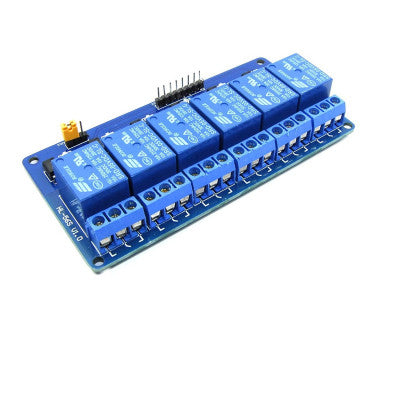 An 6 Channel 5V Relay Module with Optocoupler