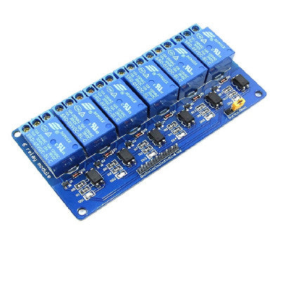 An 6 Channel 5V Relay Module with Optocoupler