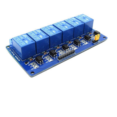 An 6 Channel 5V Relay Module with Optocoupler