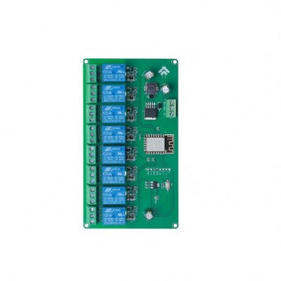 An 5V/7-28V ESP8266 WIFI 8 Channel Relay Module ESP-12E Development Board