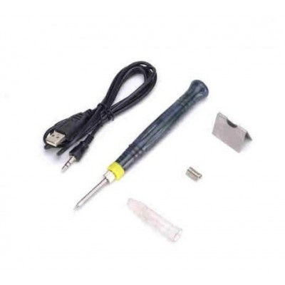 An 5V 8W Mini Portable USB Soldering Iron Pen With Touch Switch Protective