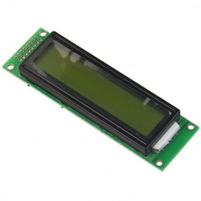 An 5V LCD2002 Display With Yellow-Green Backlight