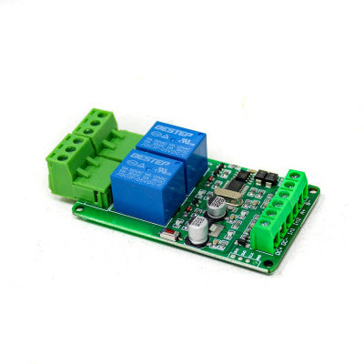 An 5V Modbus RTU 2 Channels Relay Module Input Optocoupler Isolation RS485 MCU