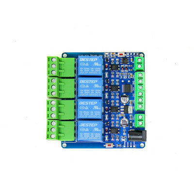 An 5V Modbus RTU 4 Channels Relay Module Optocoupler RS485 MCU for Arduino